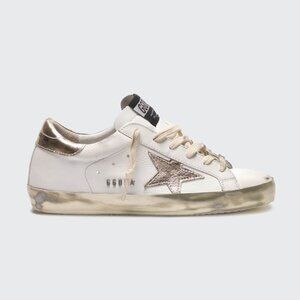 Golden Goose White,Black,Gold Superstar Shoes Womens UK 36 US 6